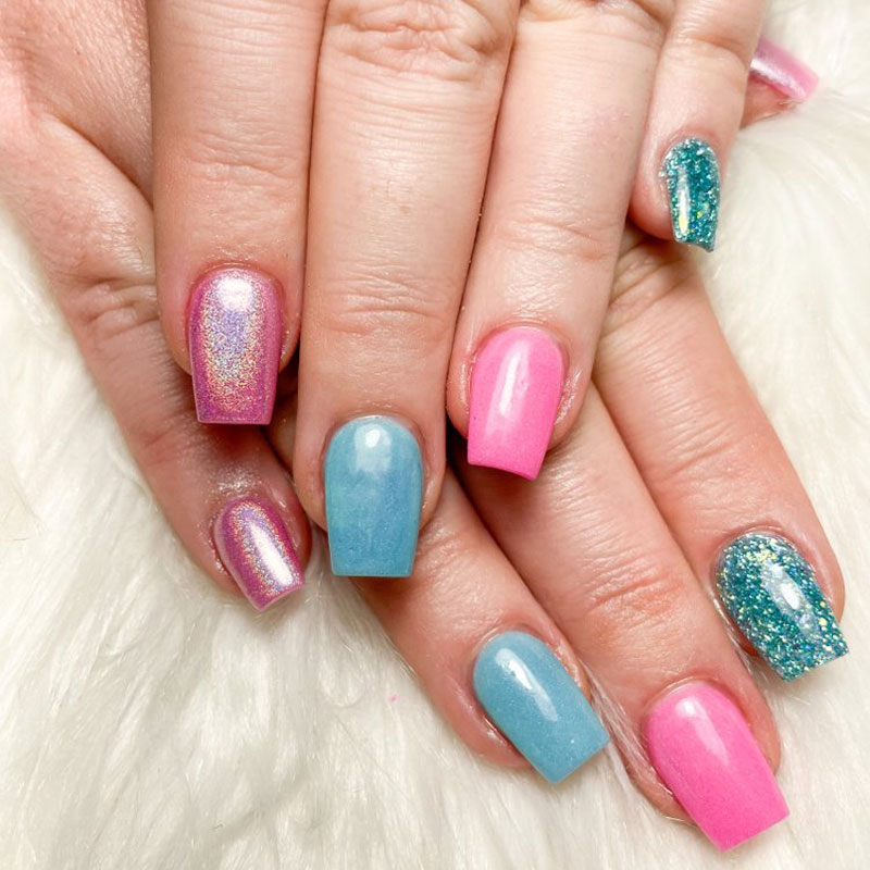 Acrylic with Gel Fill-ins Acrylic with Gel Fill-ins