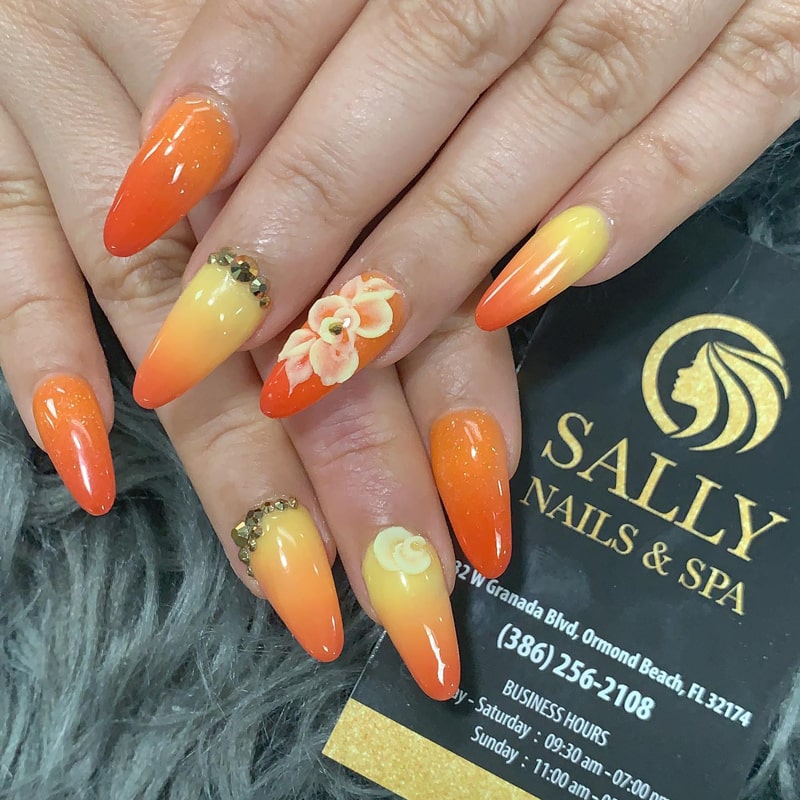 Color Acrylic Full Set Color Acrylic Full Set