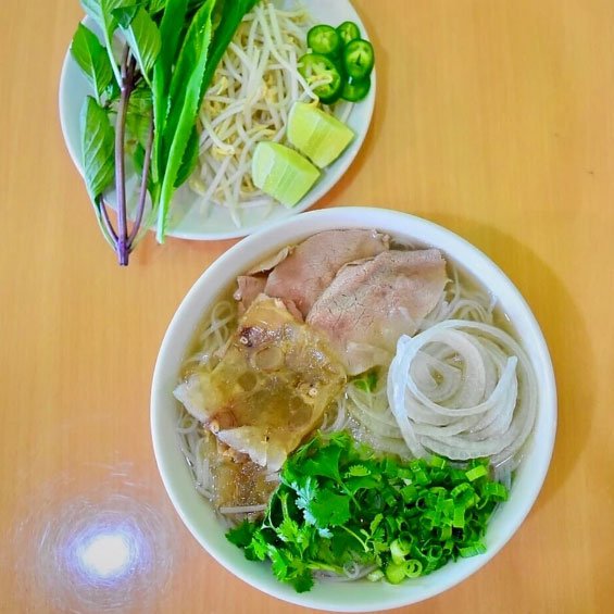 P14. PHO with Rare Steak & Tendon P14. PHO with Rare Steak & Tendon