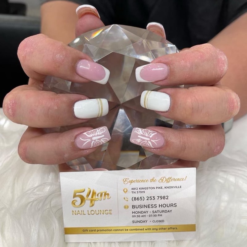 Acrylic Pink & White Fill-ins Acrylic Pink & White Fill-ins