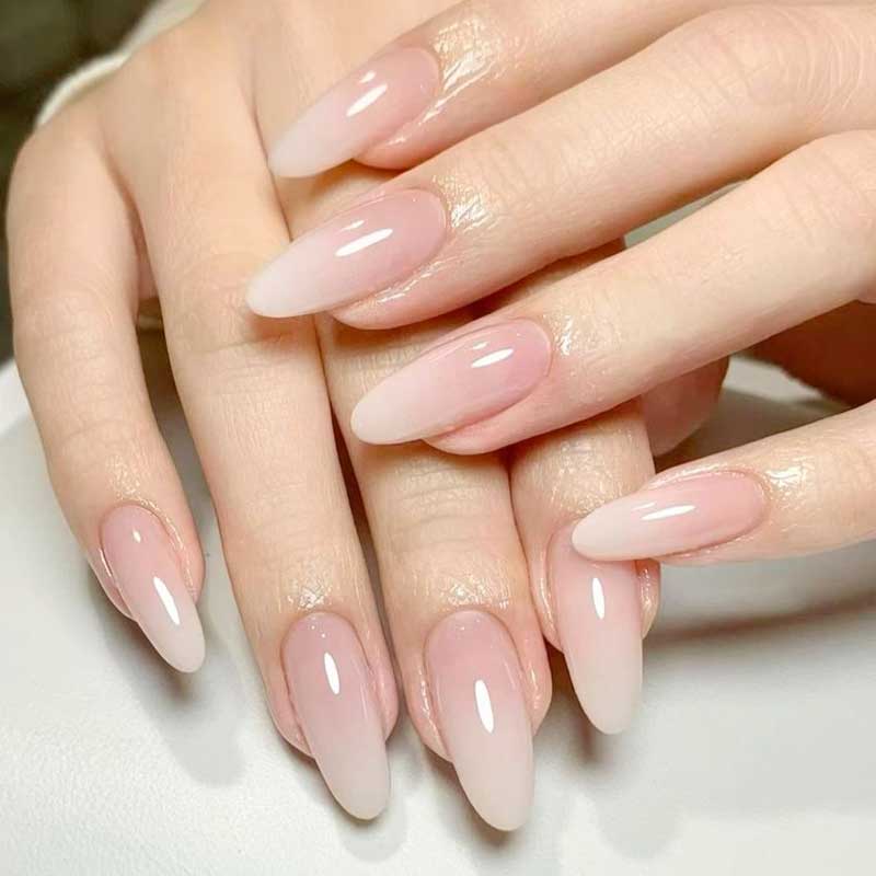 Pink & White Ombre Full Set